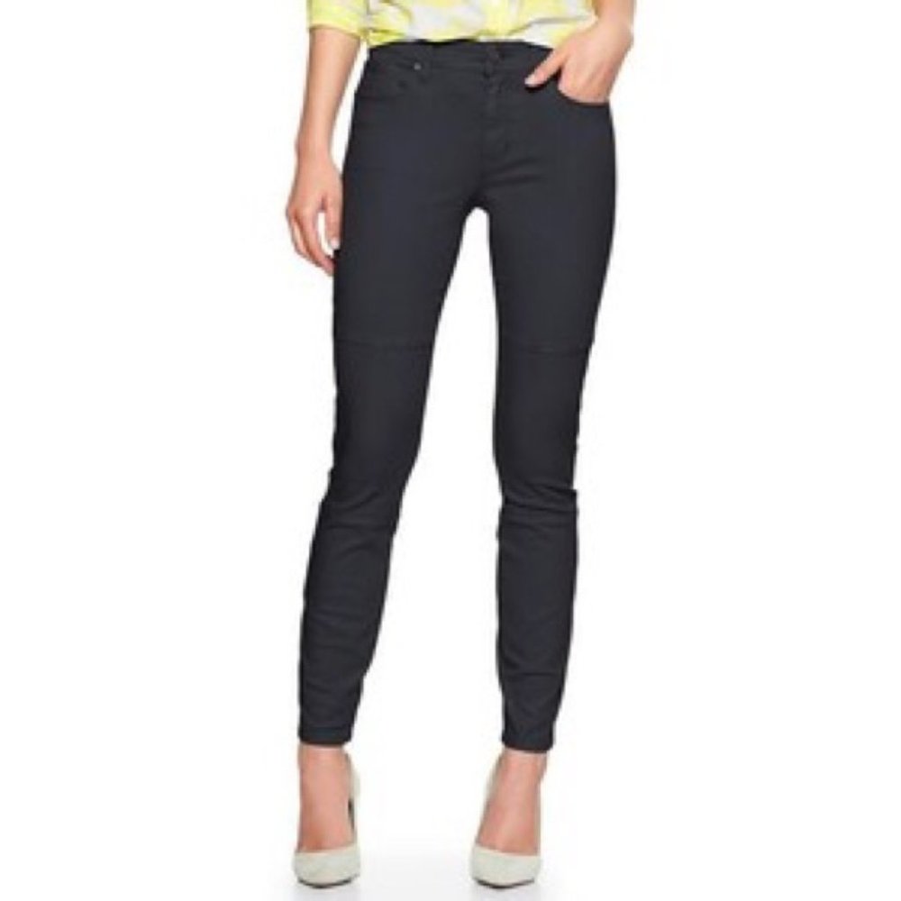 GAP Coated moto Legging Jean navy size 28